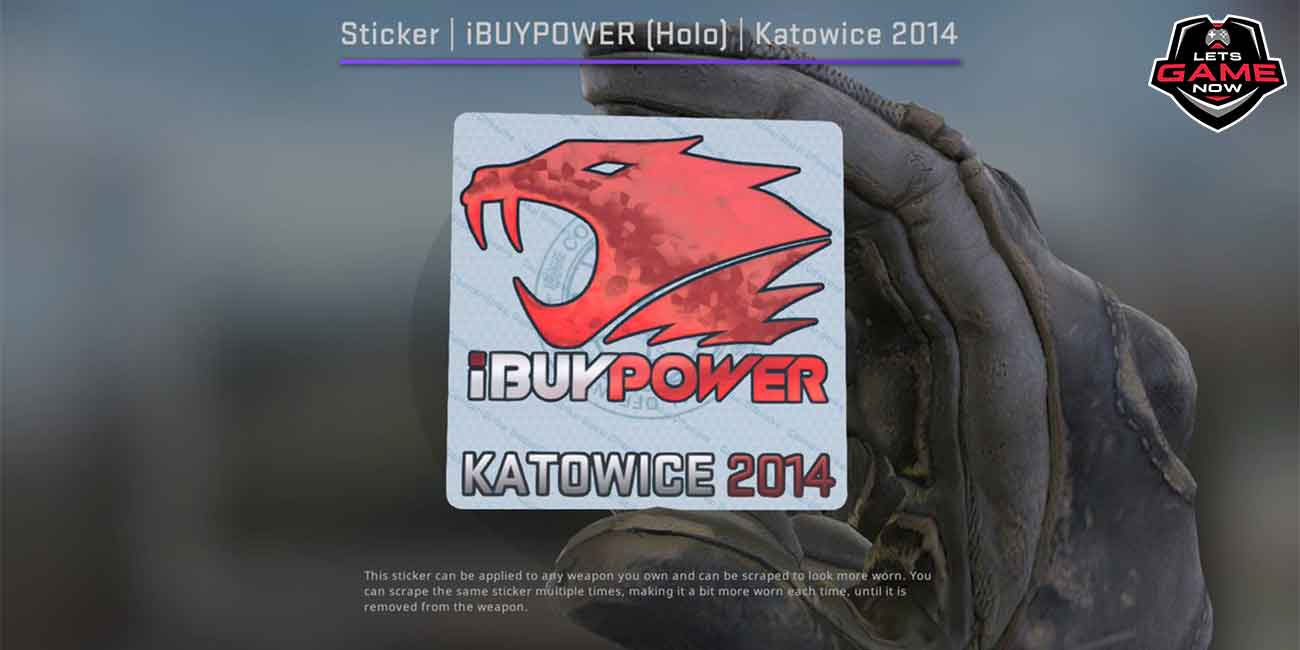 The IBuyPower Sticker is both attractive and rare.