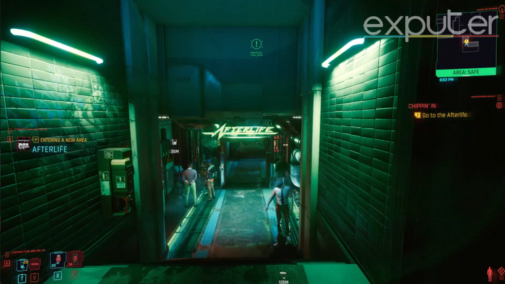 Cyberpunk 2077 Afterlife Bar