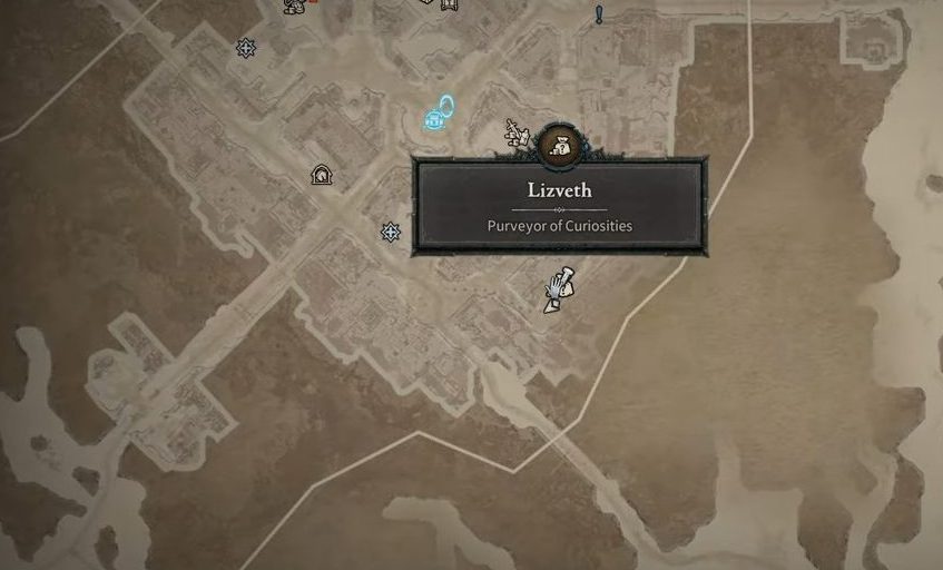 Purveyor of Curiosities location in Diablo 4