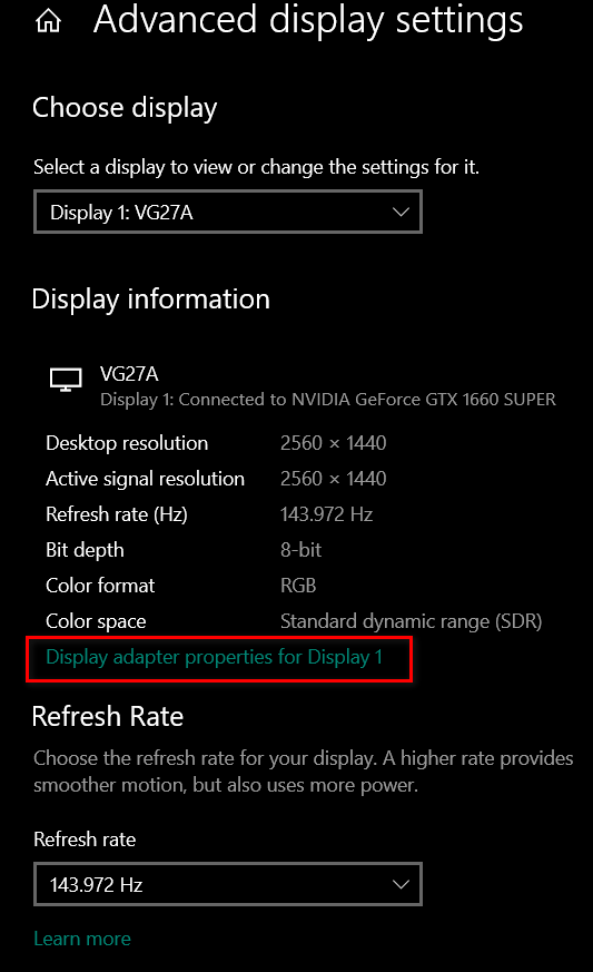 How To access Display Adapter Properties to Disable Hardware Acceleration 