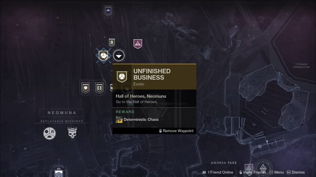 destiny 2 quest unfinished business