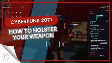 How To Holster Your Weapon In Cyberpunk 2077