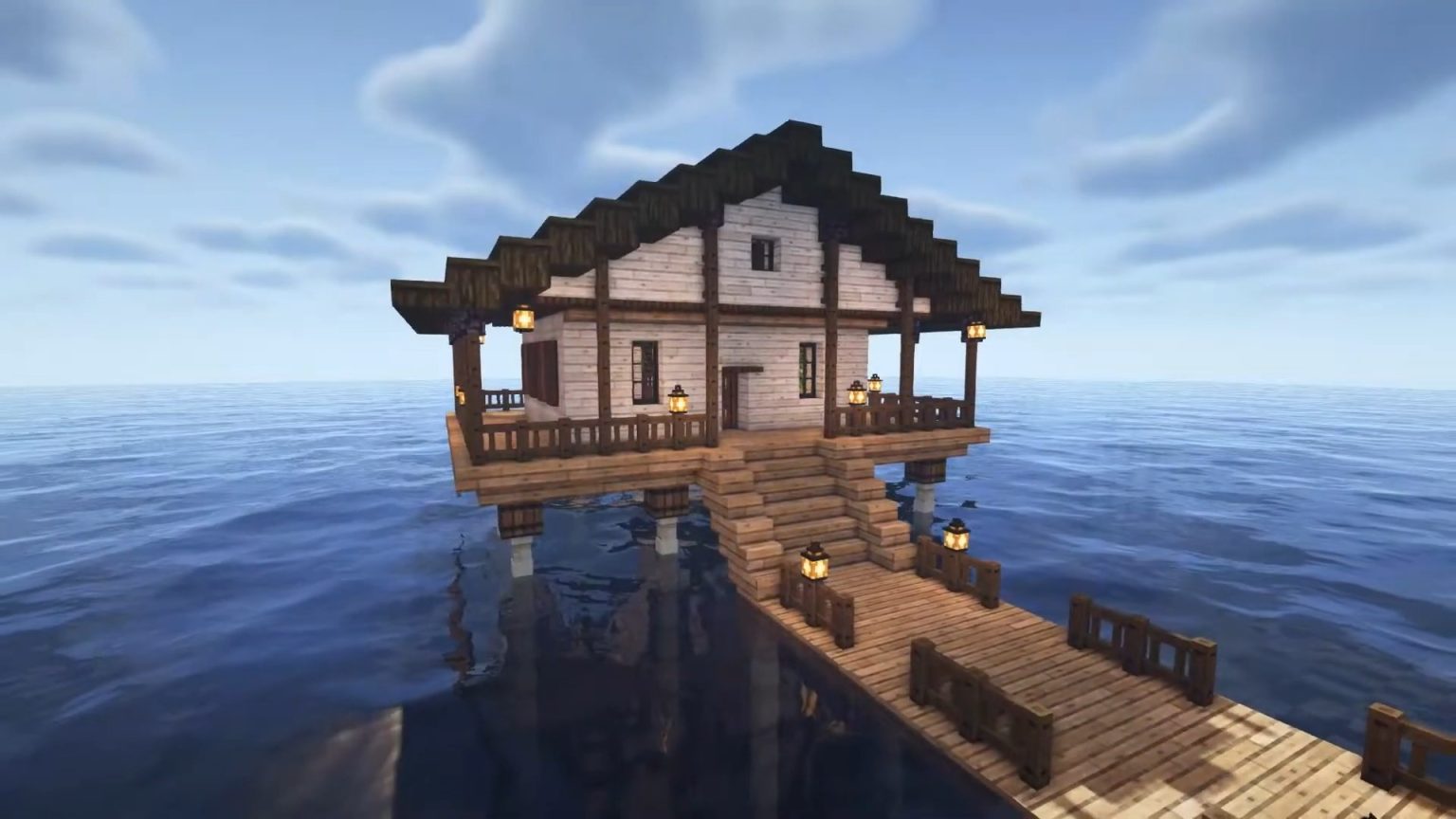 18 BEST Minecraft Beach House Ideas - eXputer.com