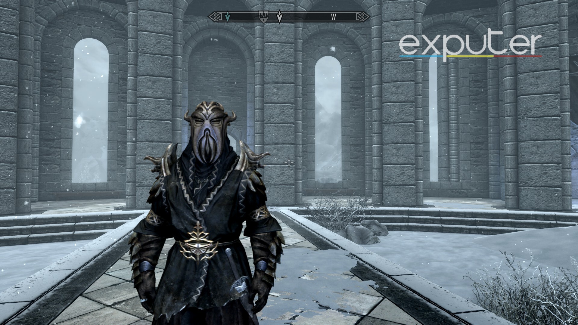 The complete Miraak's Armor.