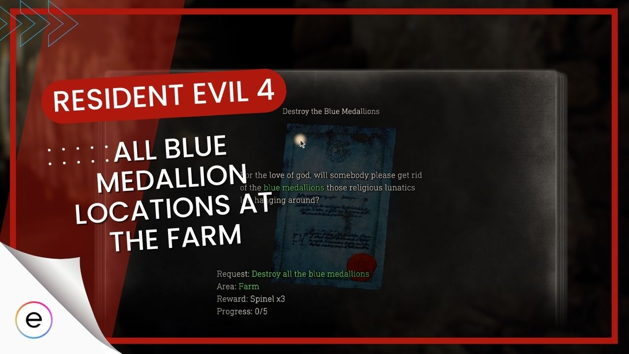 RE4 Remake All Farm Blue Medallion Locations
