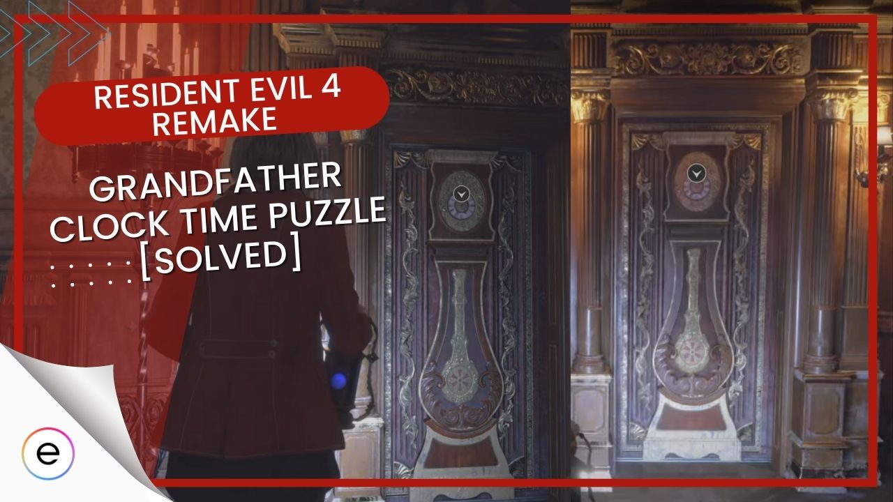 Resident Evil 4 Clock Puzzle - Ashley Puzzle in Library