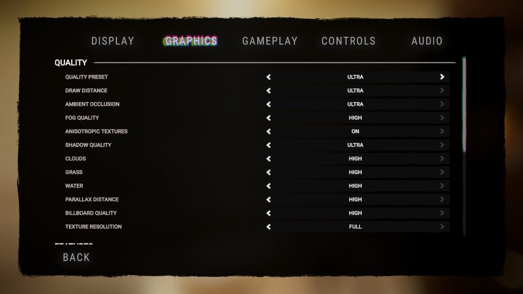 sons of the forest low end pc settings