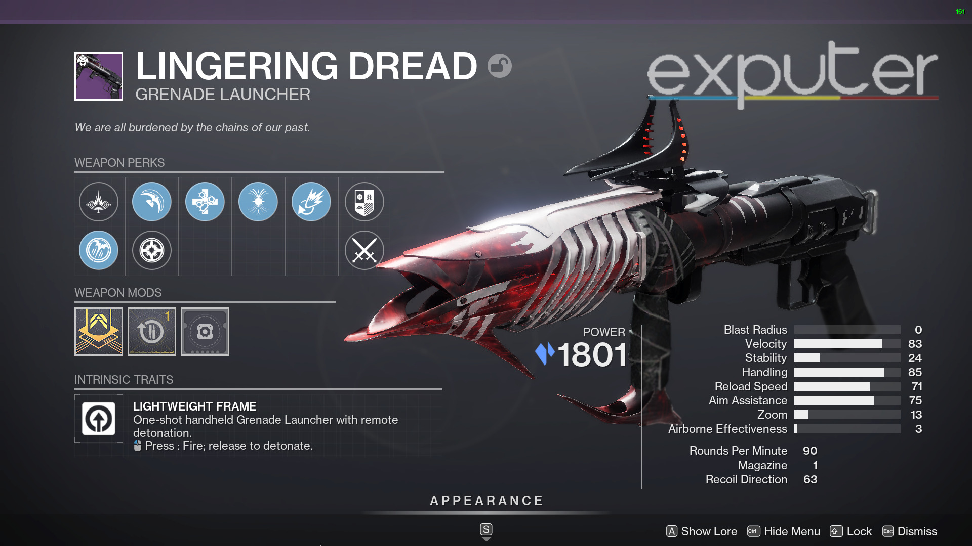 destiny 2 lingering dread