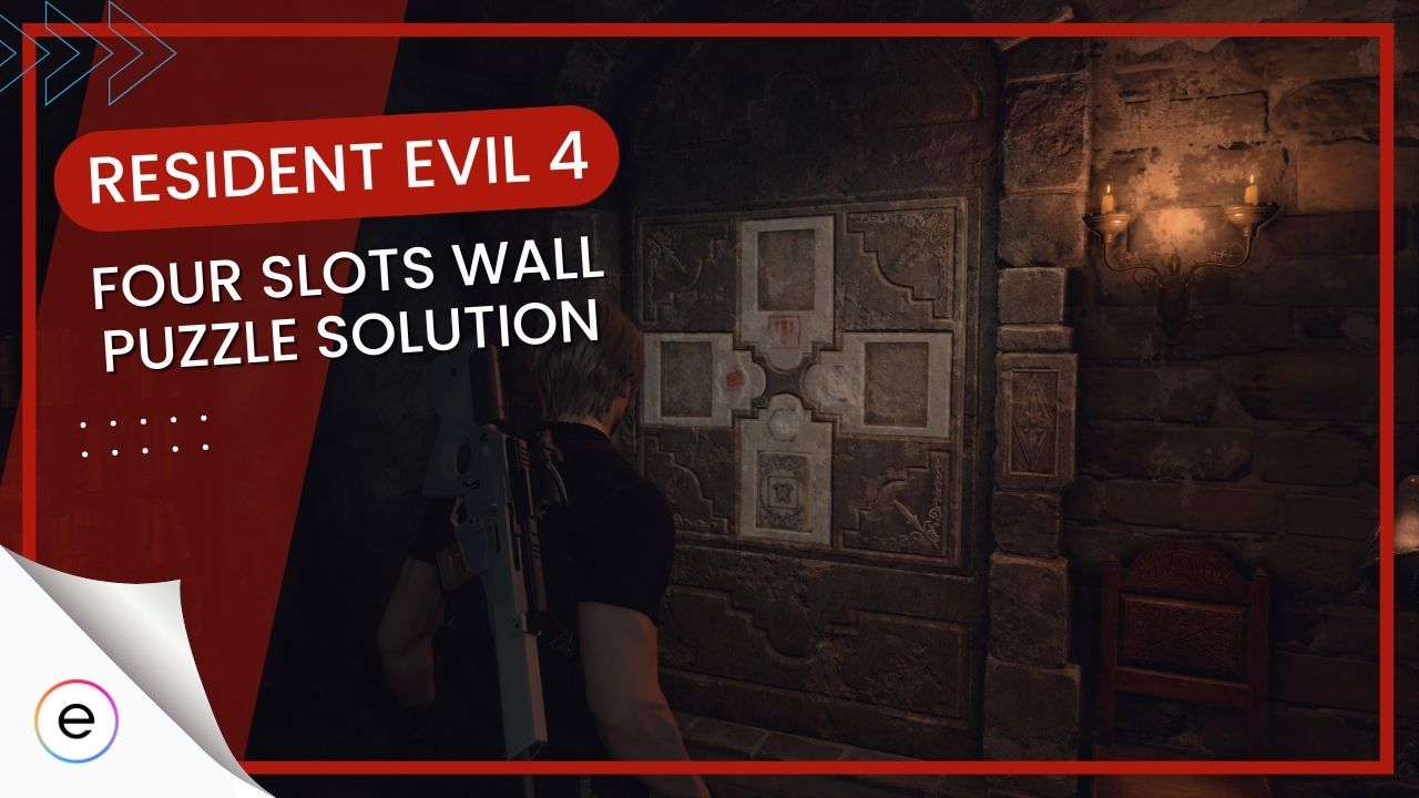 Resident Evil 4 Wall with Four Slots puzzle solution in Bindery