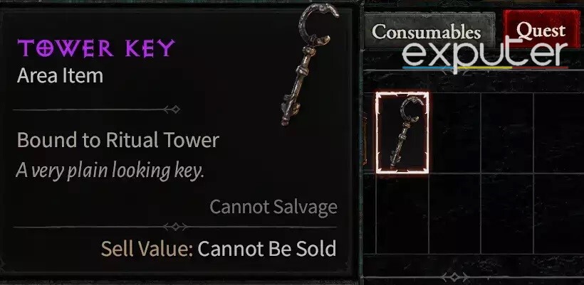 tower keys in diablo 4