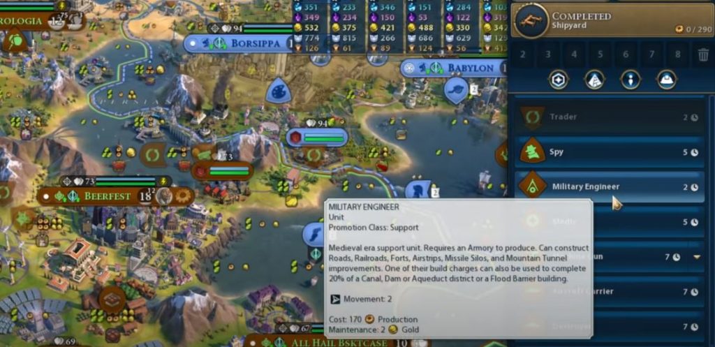 A Military Alliance in CIV 6