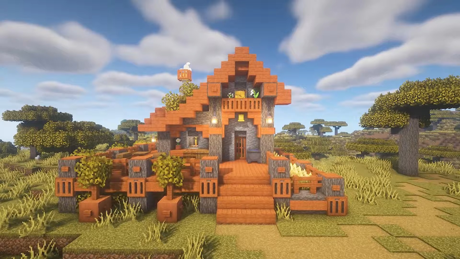 acacia biome house