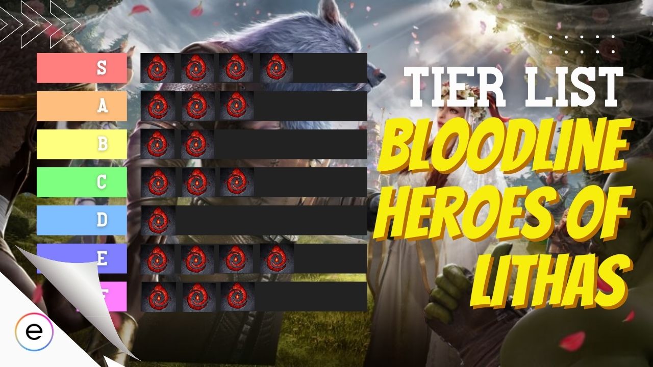 Here it is: BloodLine TierList