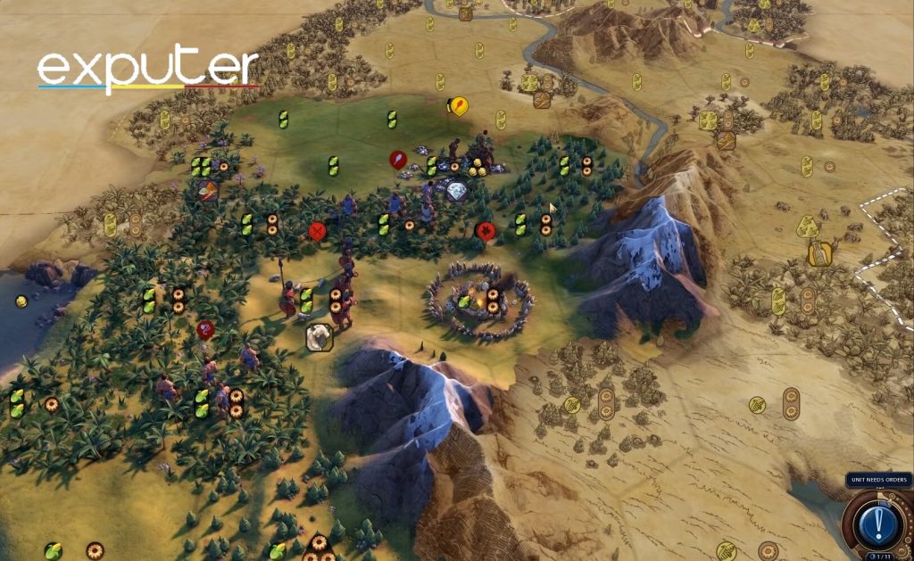 terrains in Civ 6.