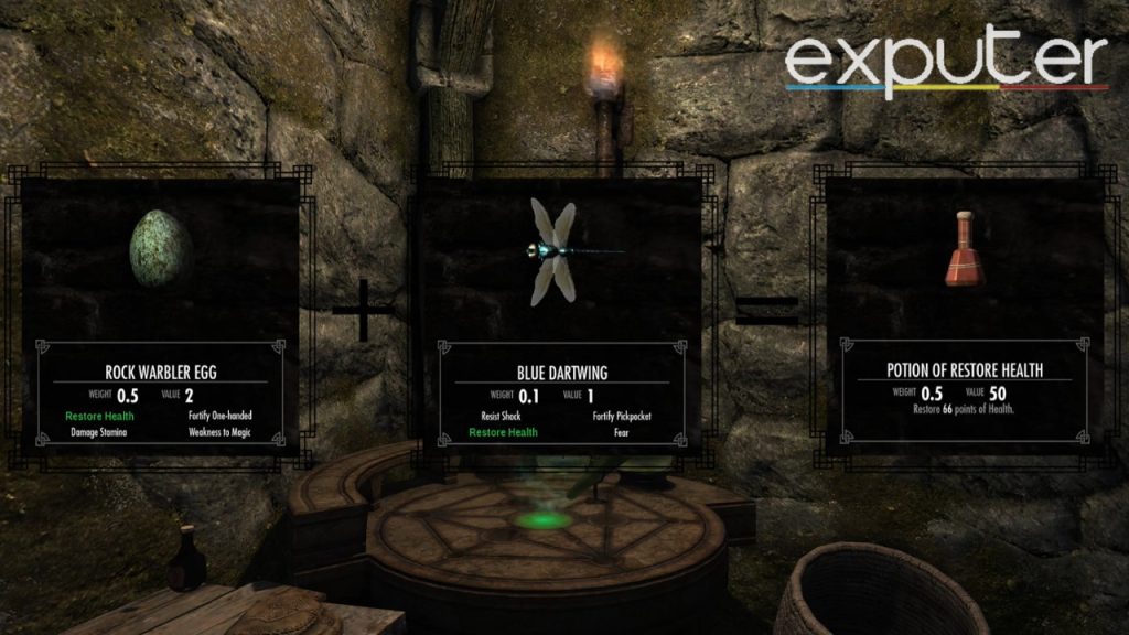 health potion recipe in skyrim