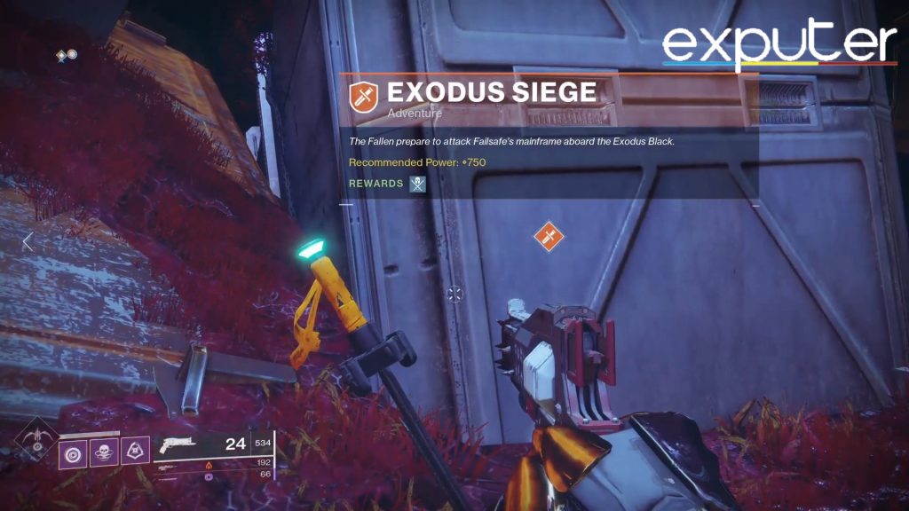  (Adventure, Nessus) Arcadian Valley Destiny 2 Exodus Siege