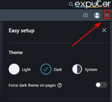 How to open Easy Setup 