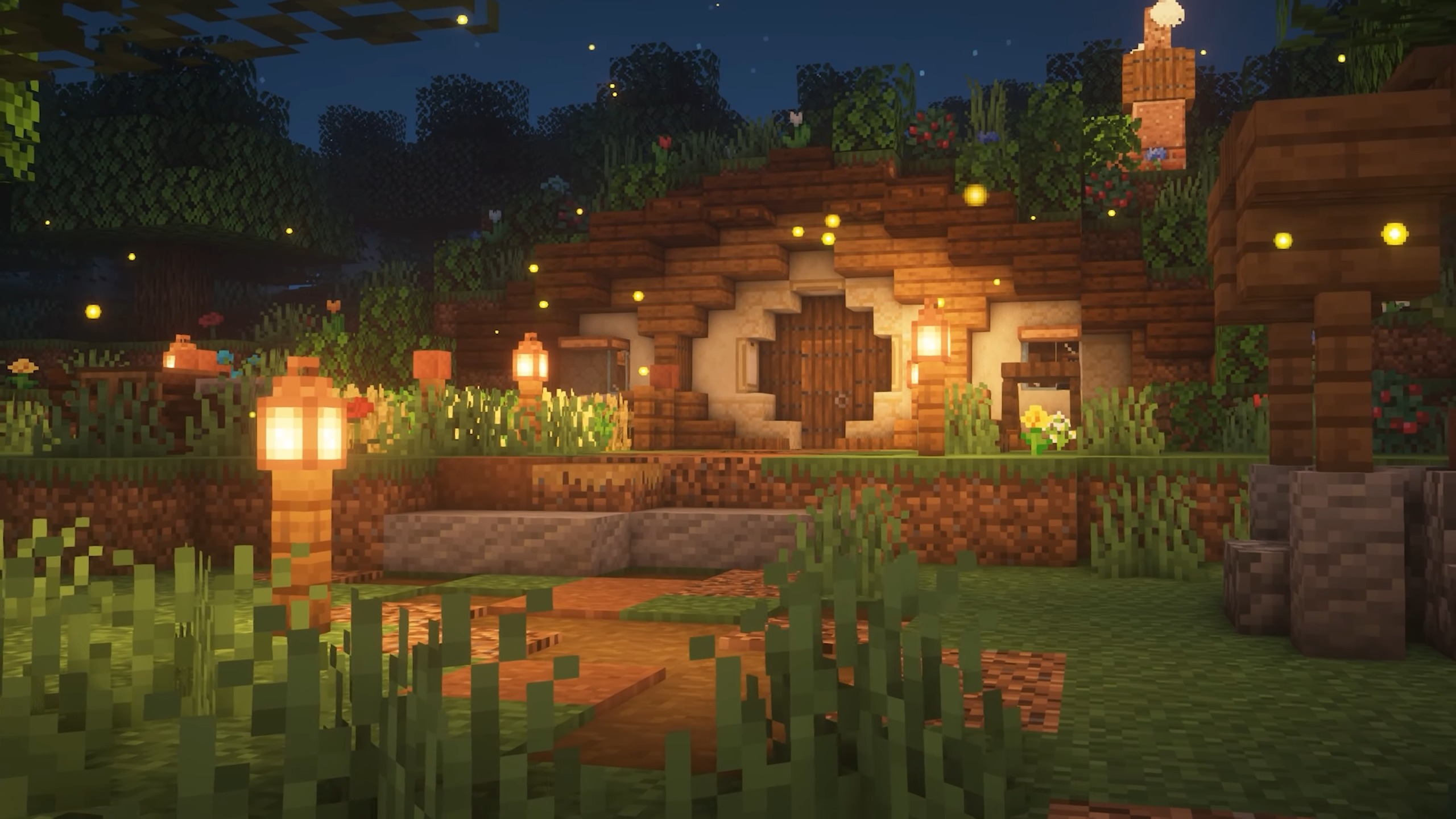 Hobbit hole idea minecraft