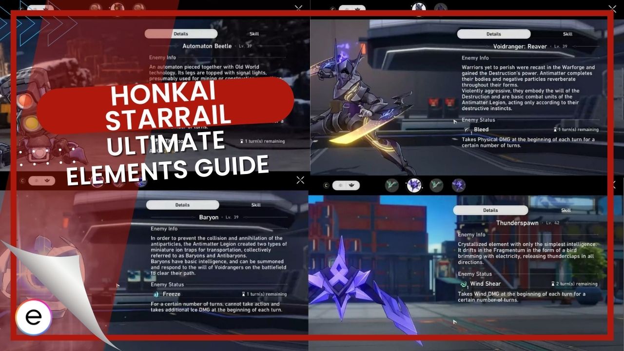 Guide for the Character elements of Honkai: Star Rail! Download