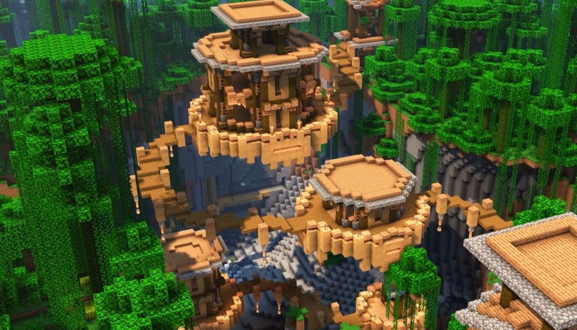 base in jungle minecraft