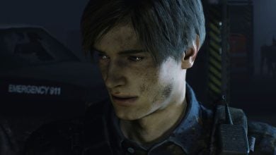 Leon in Resident Evil 2