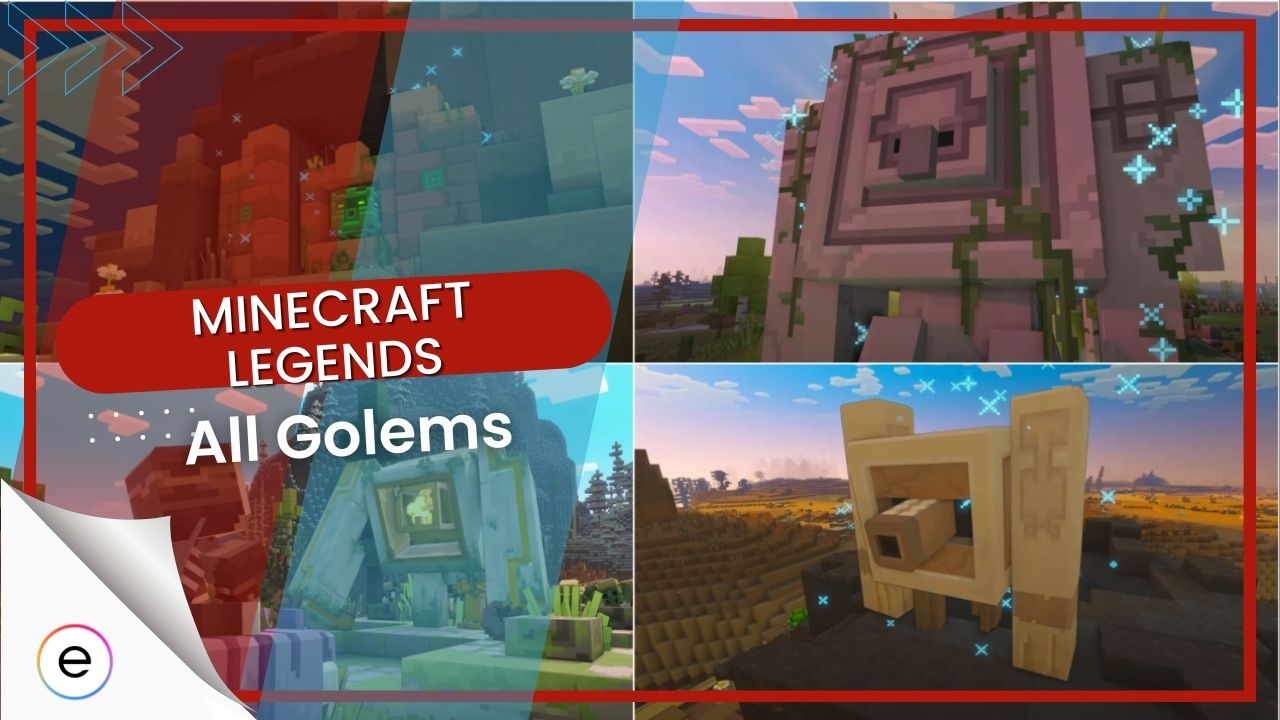 MINECRAFT LEGENDS Tips - All First Golems Guide - What Golems Should You  Unlock First? 