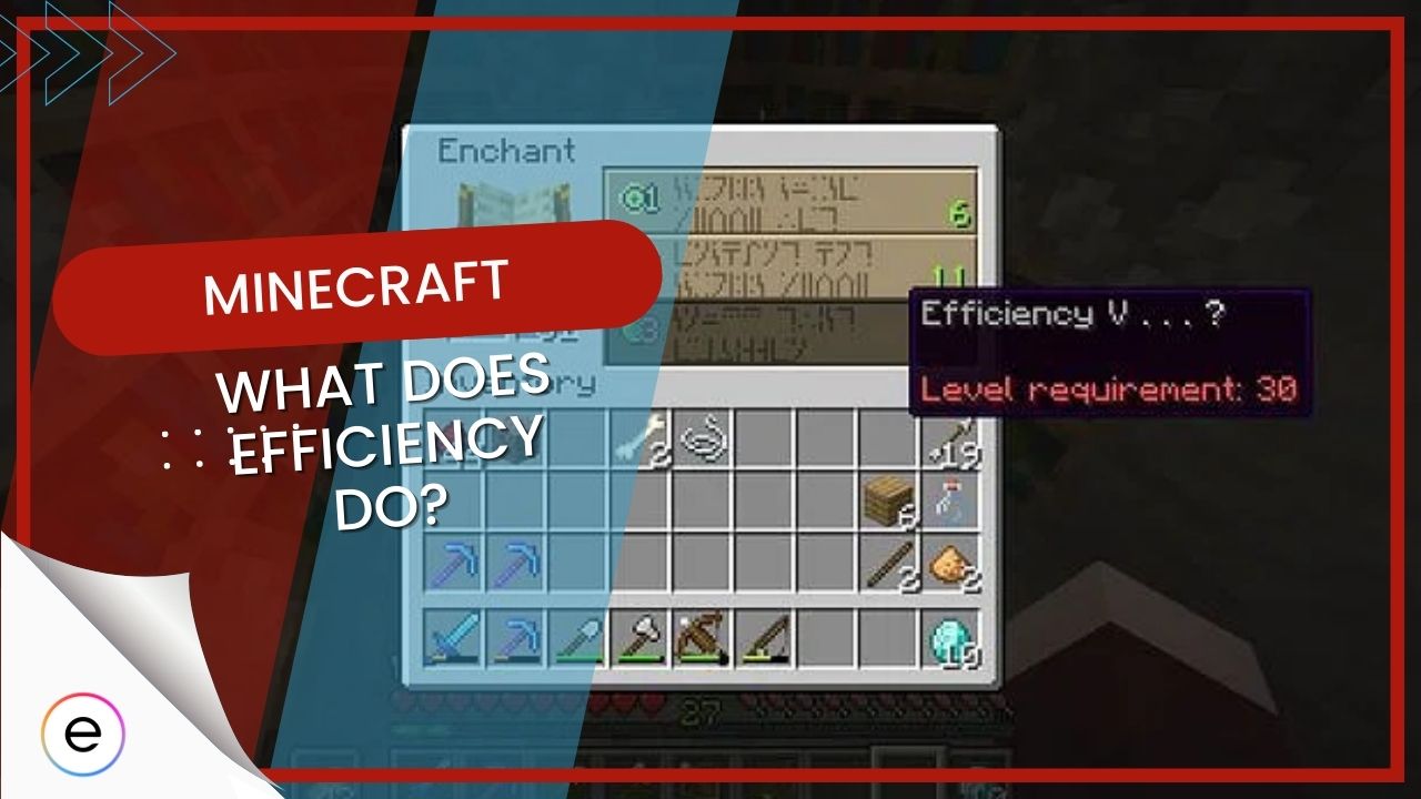 What Does Efficiency Do In Minecraft [Our Tips]