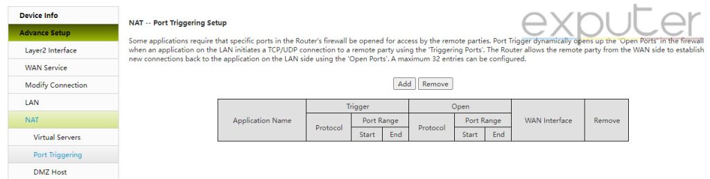 Port forward