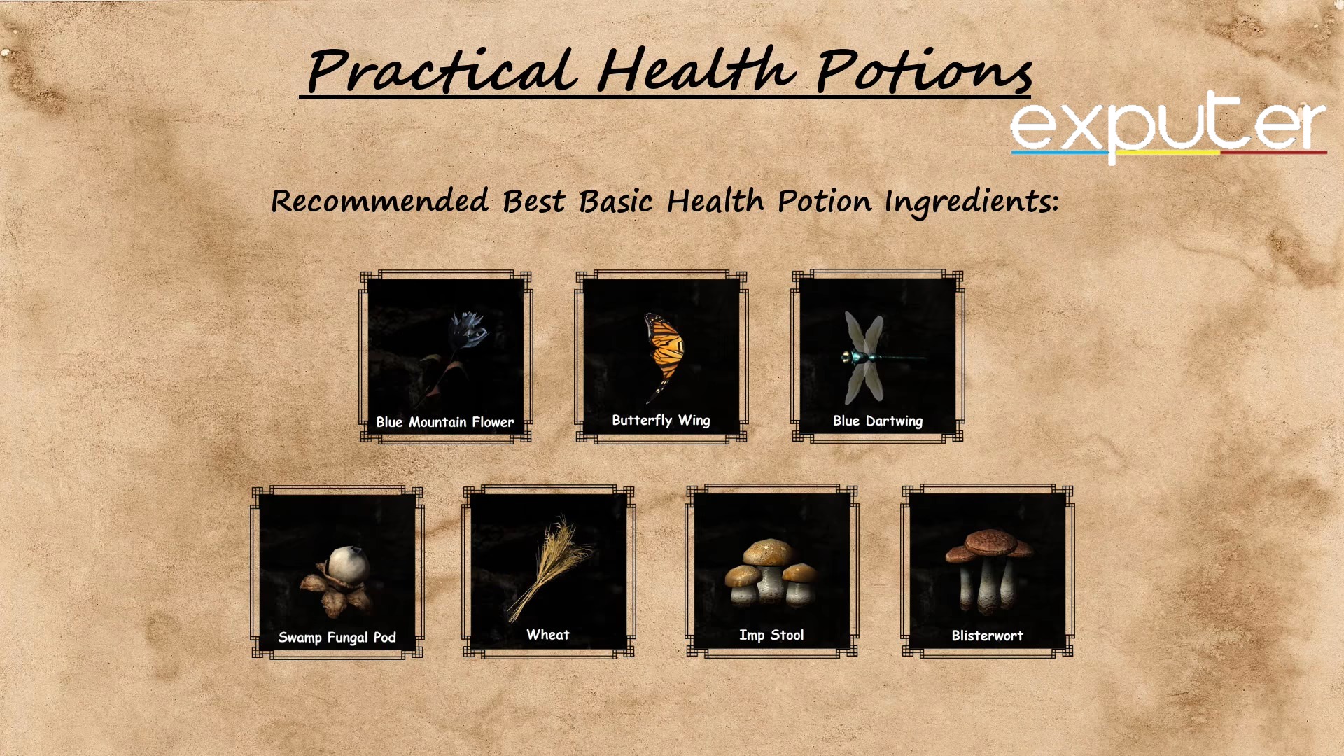 Skyrim Health Potions [How To Make & Best Ingredients]