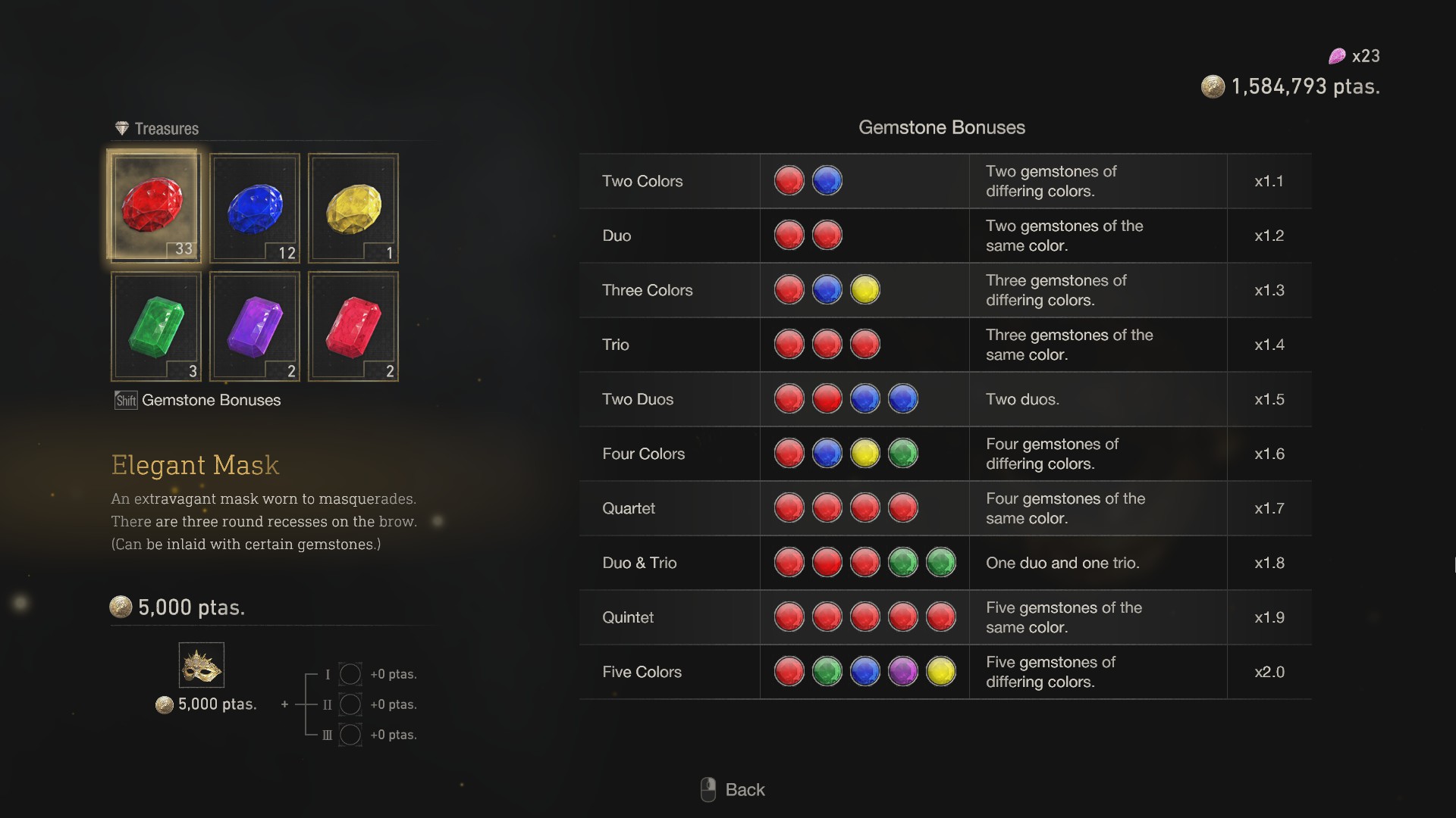 The Gemstone system incentivizes the usage of specific colors for maximum return despite their scarcity. 