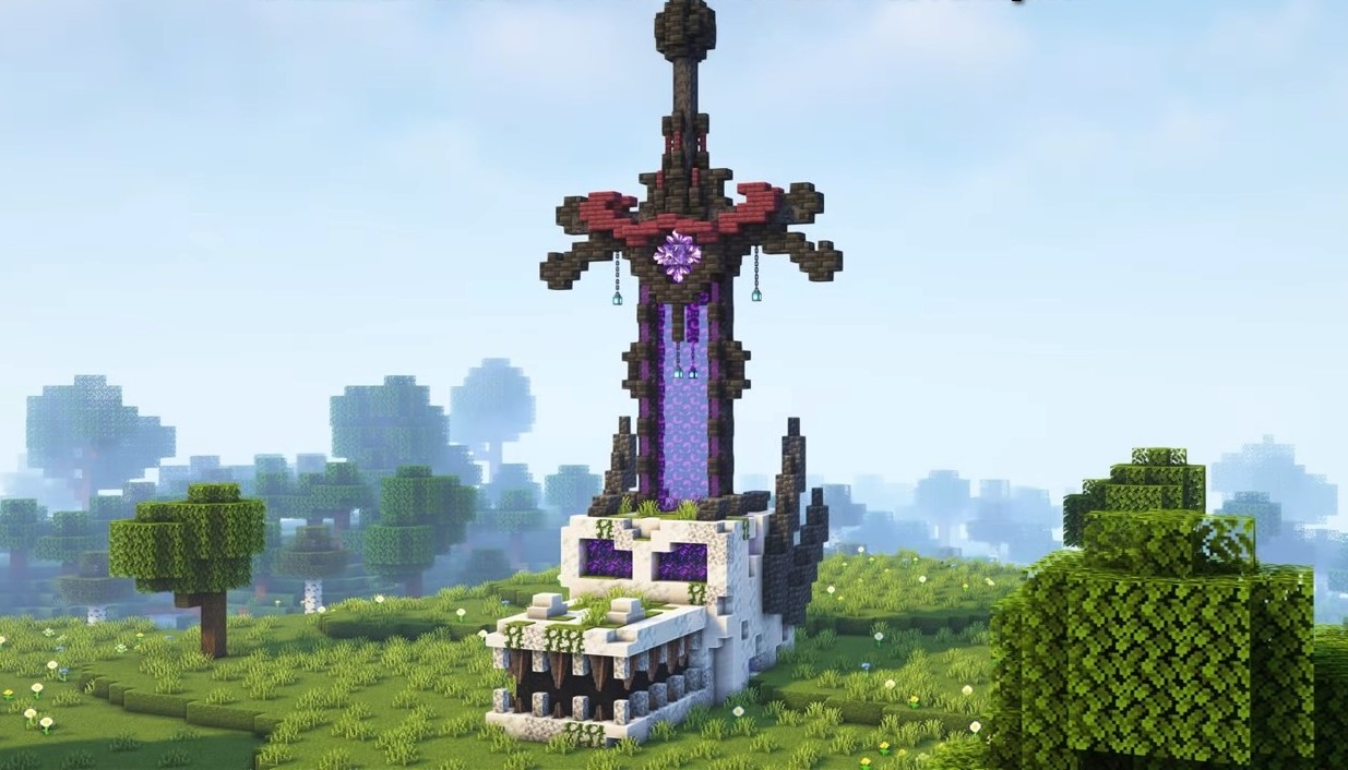 skull nether portal design