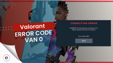 Valorant Van 0 Error Code