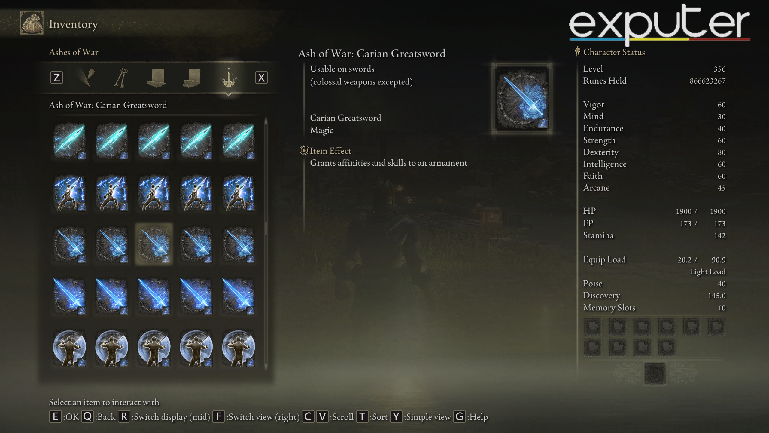 elden ring best ashes of war