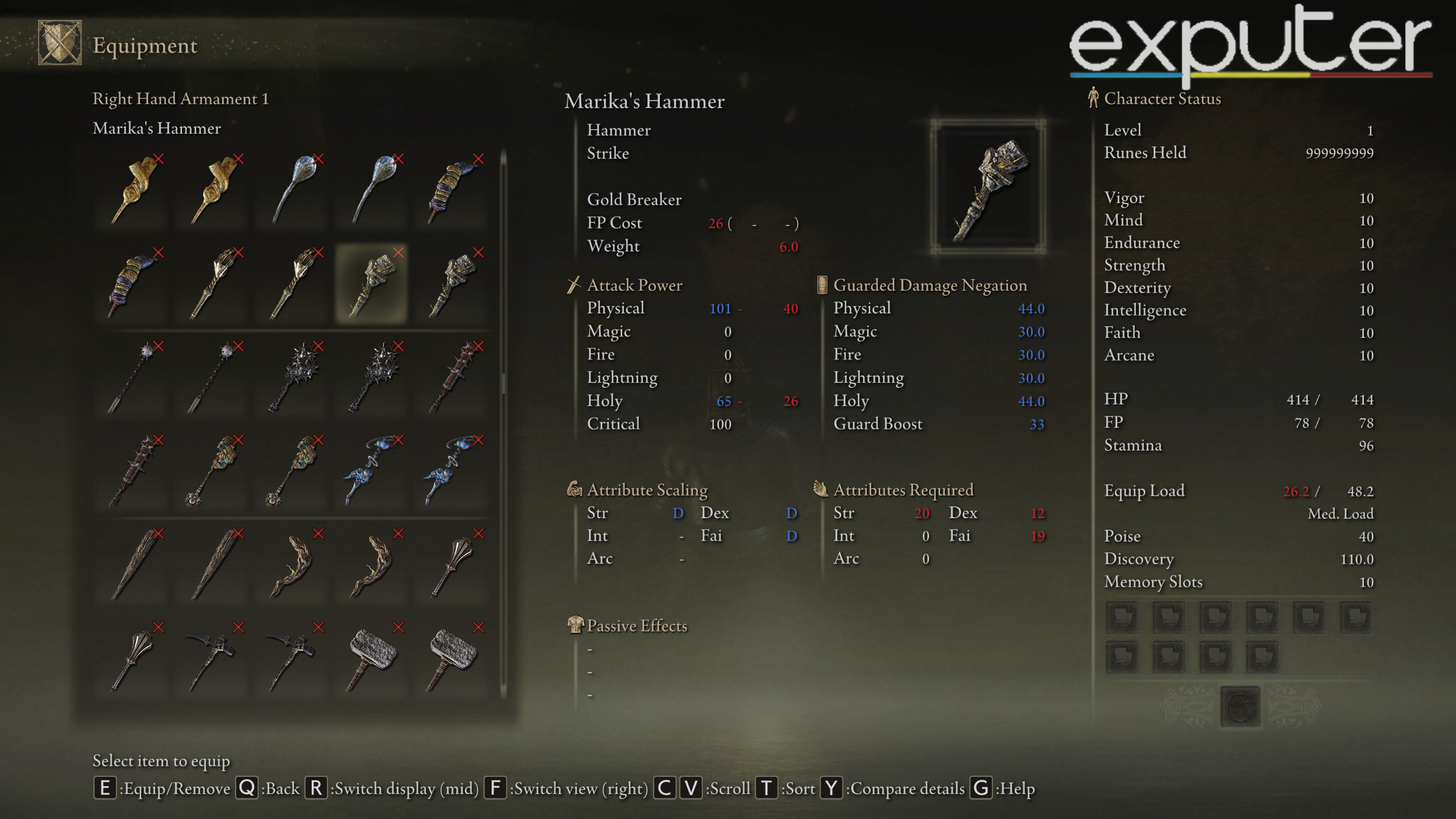 best remembrance weapons elden ring