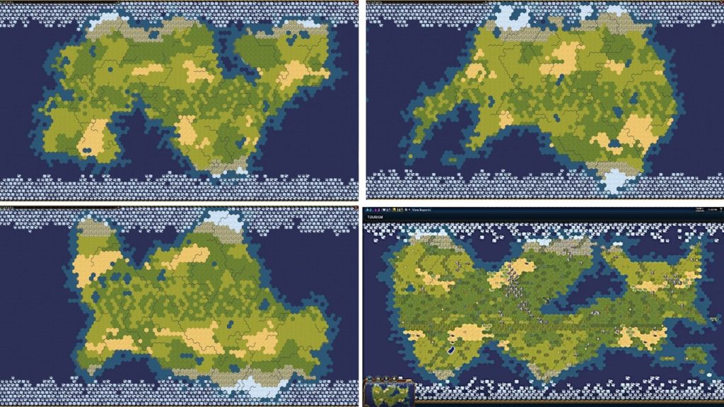 pangea maps civ 6