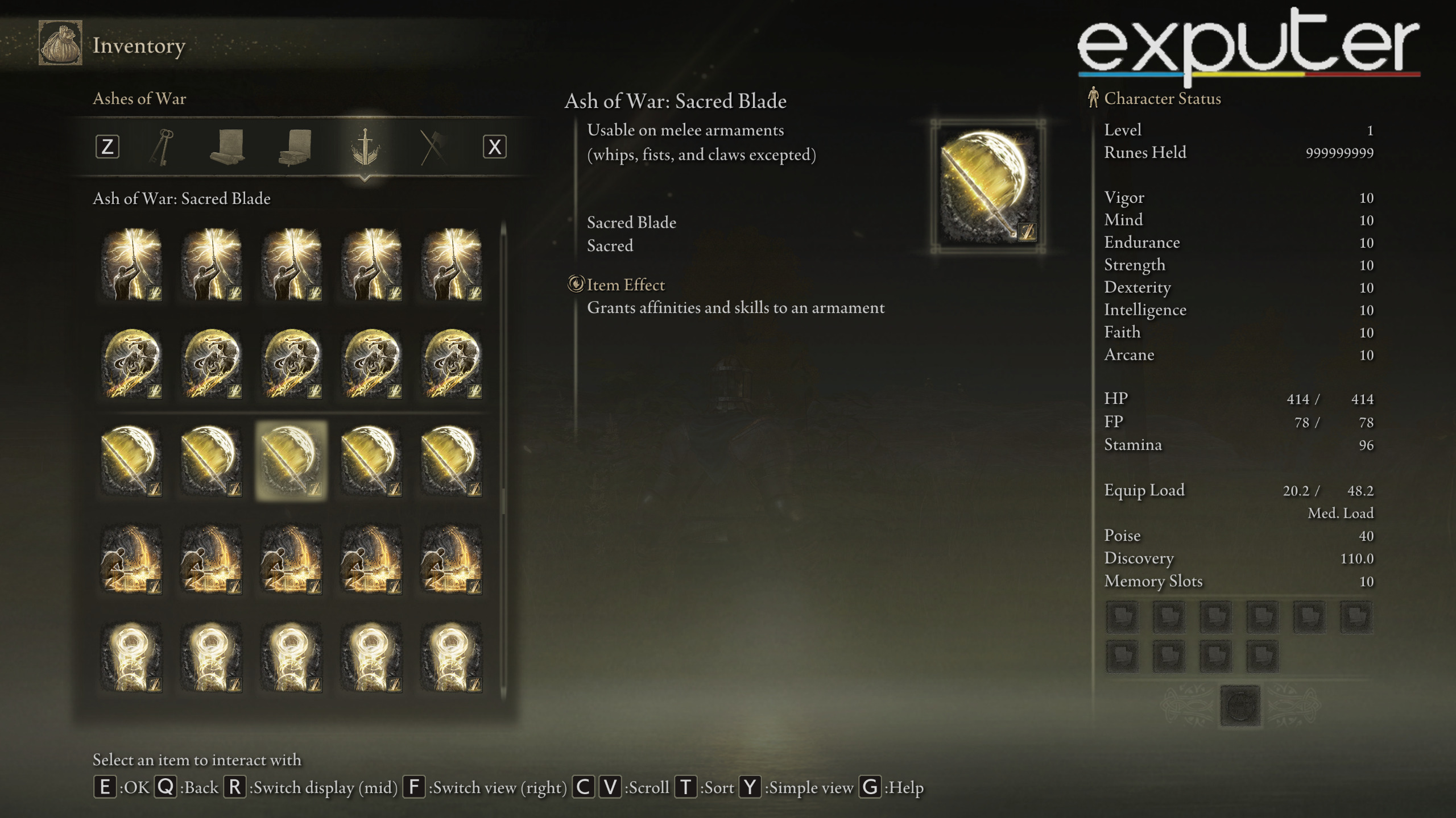 best ashes of war elden ring