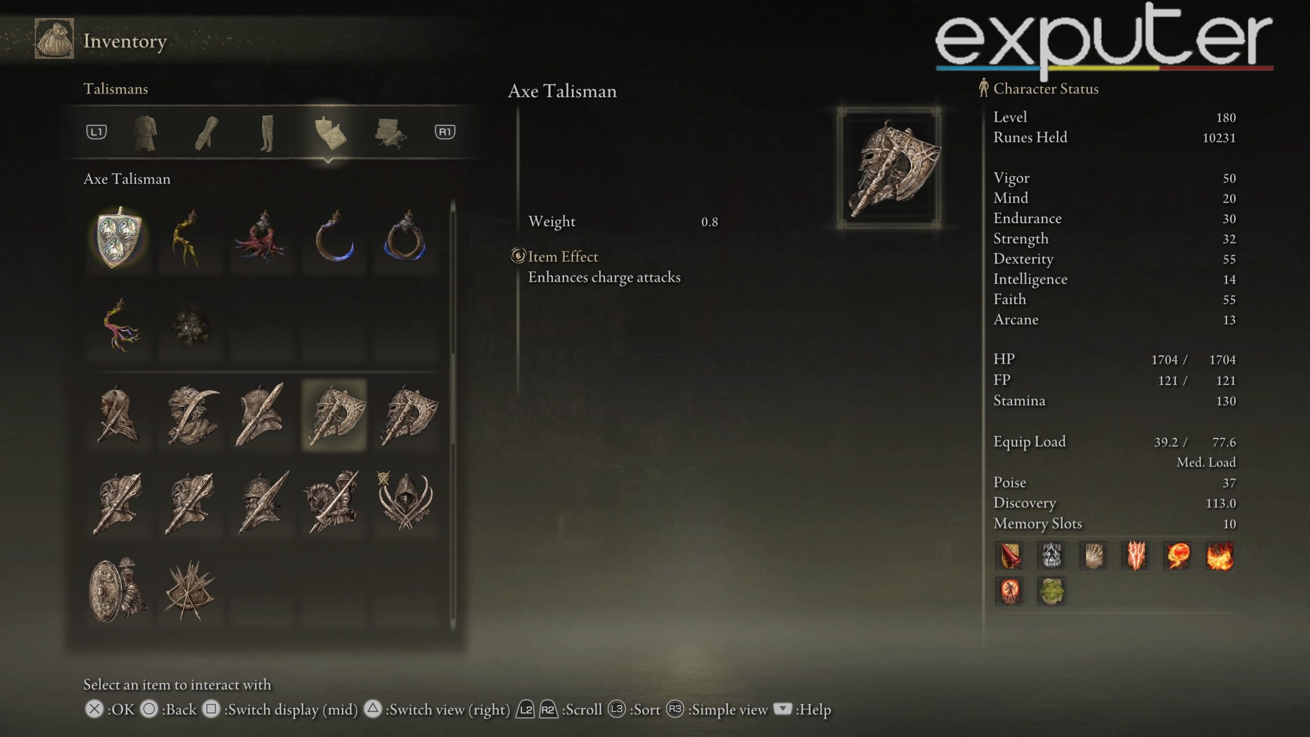 axe talisman elden ring