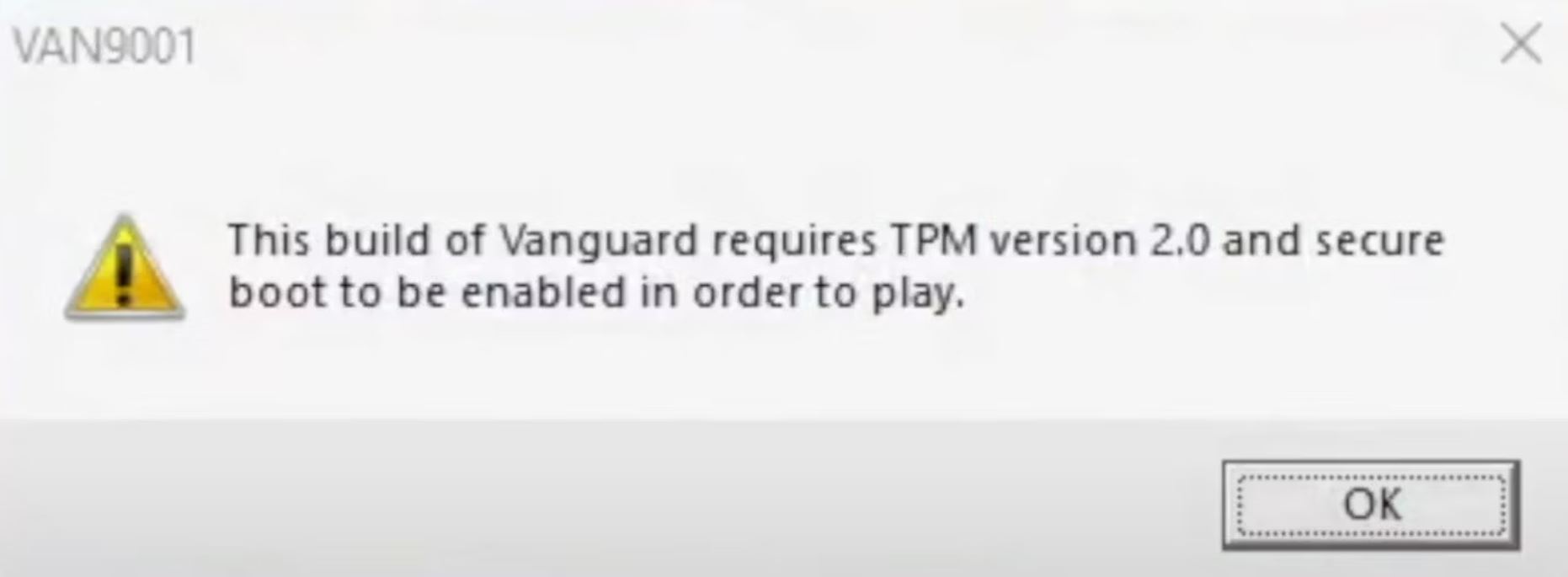 valorant tpm 2.0 error windows 11