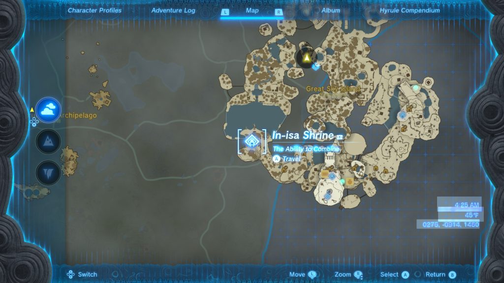 In-Isa Shrine Map