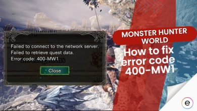 mhw error code 400-MW1 fixed