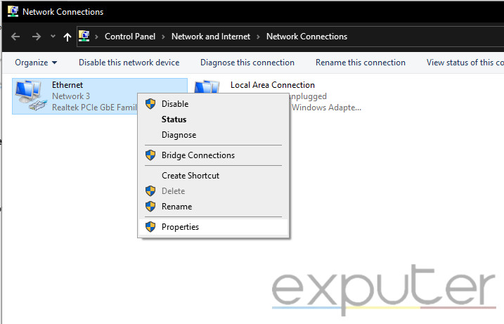 network adapter in windows