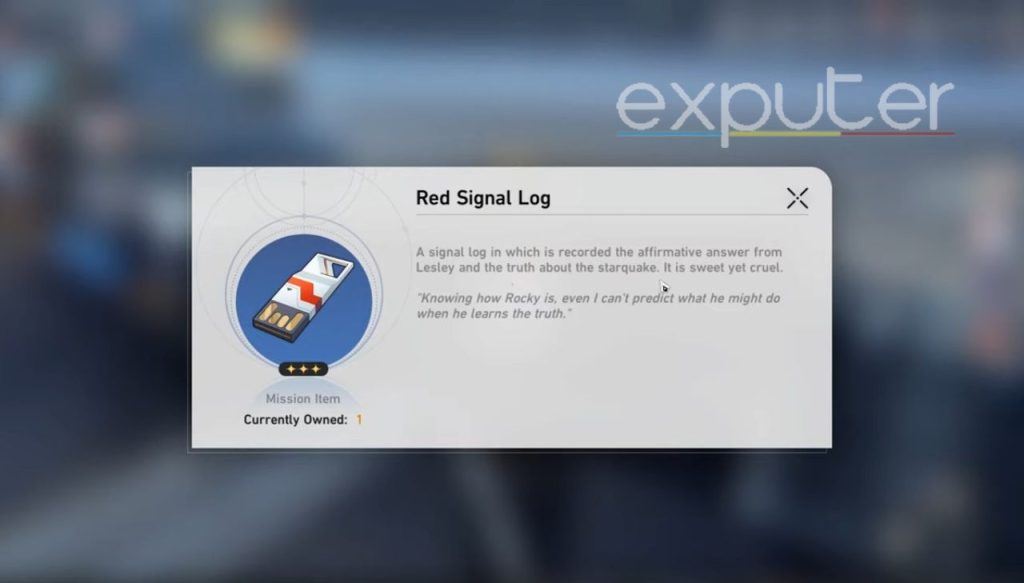 Red Truth Red Signal Log 