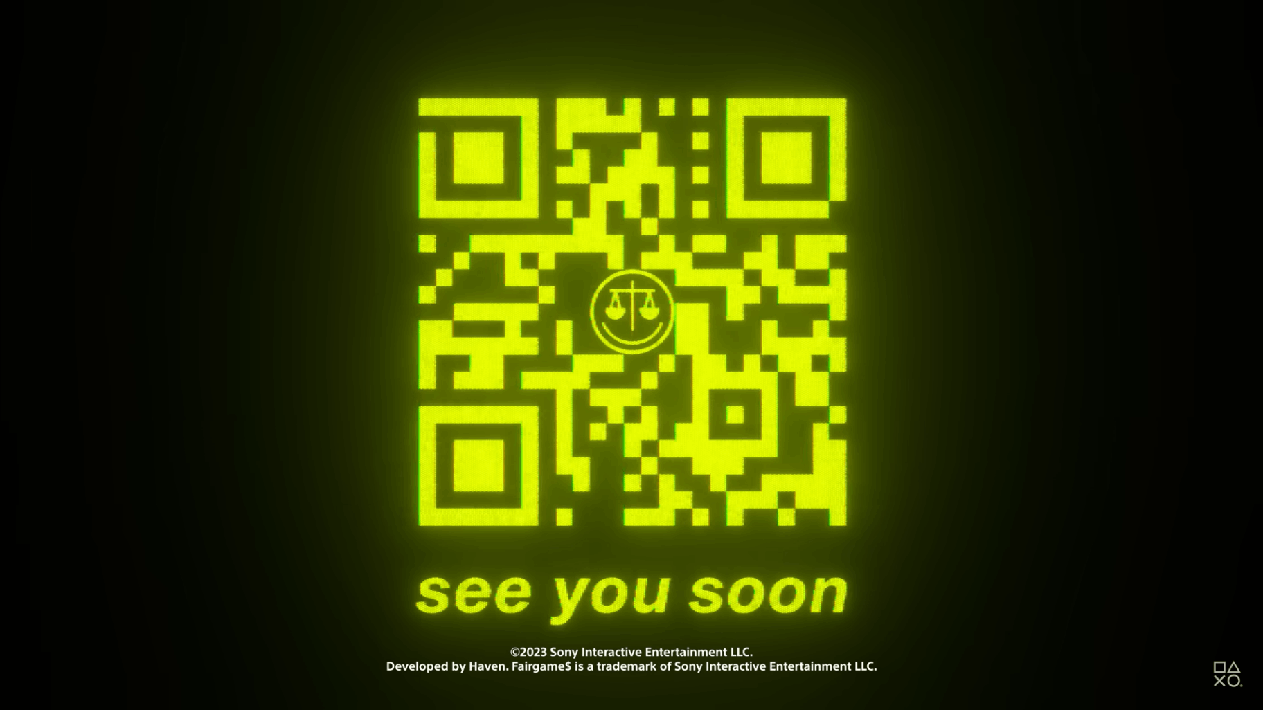 Fairgame$ CGI-trailer announcement potentially contains the access to beta via the QR code.