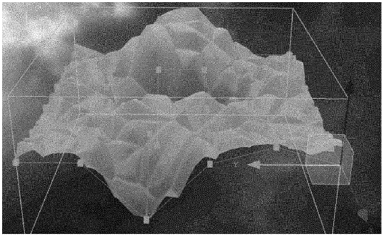 The following illustration reveals the example of an in-game terrain generation method discussed in the patent.