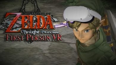 The Legend of Zelda: Twilight Princess First-Person VR Mod