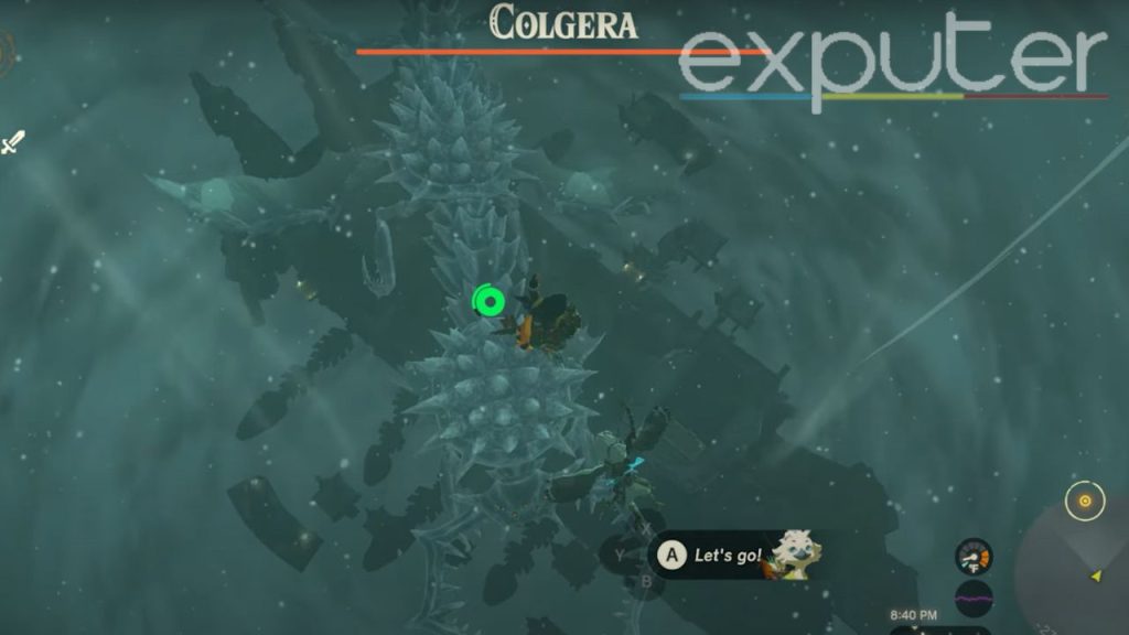 Image shows Zelda Tears Of The Kingdom Colgera