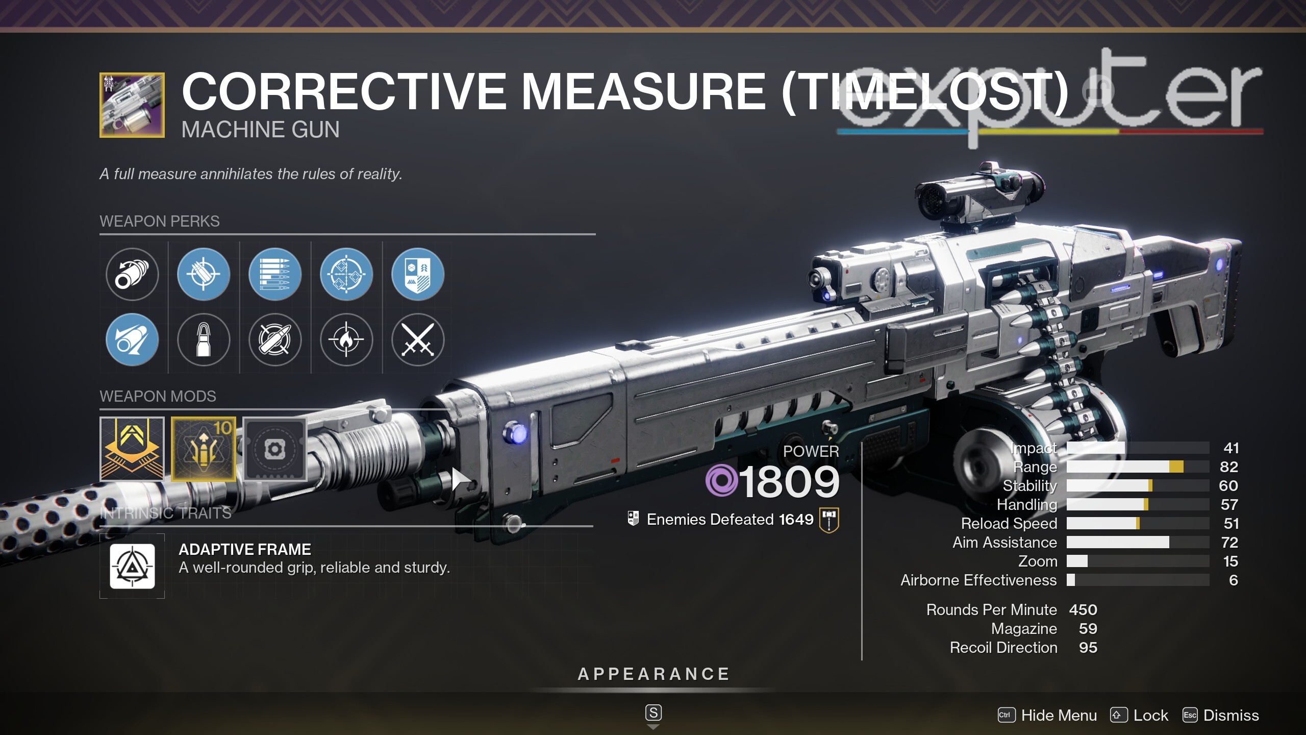 destiny 2 corrective measure