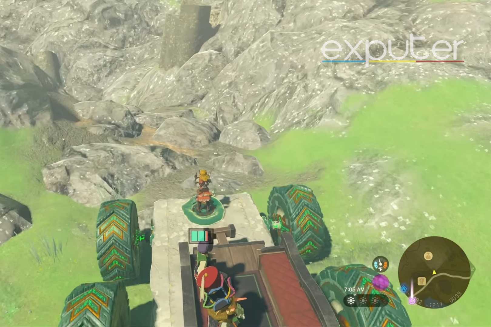 zonai wheel cart zelda totk