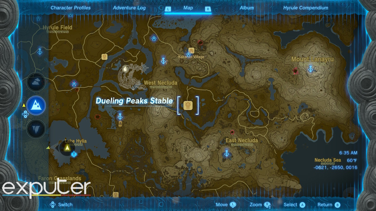 tears of the kingdom stables locations