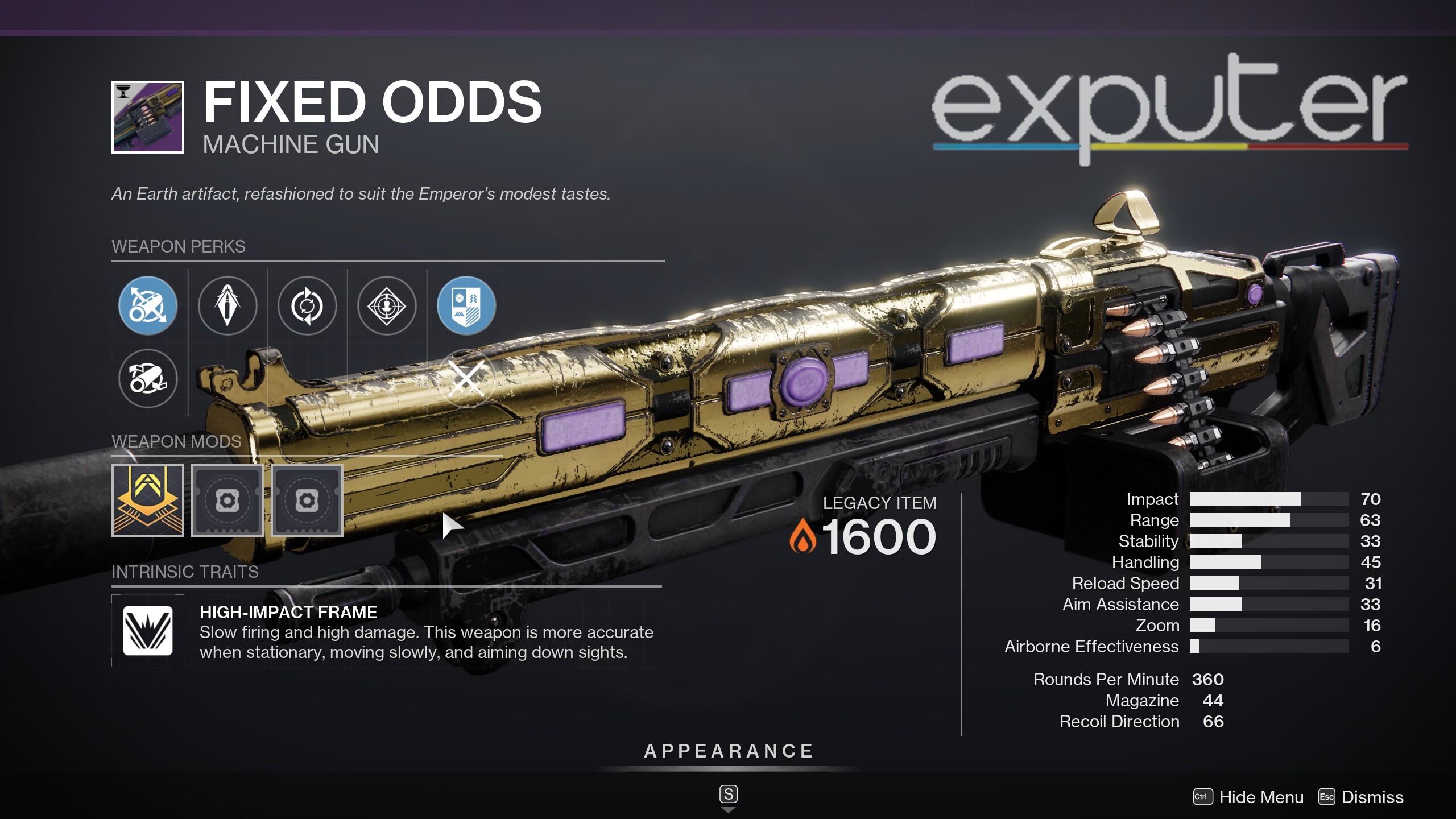 destiny 2 fixed odds